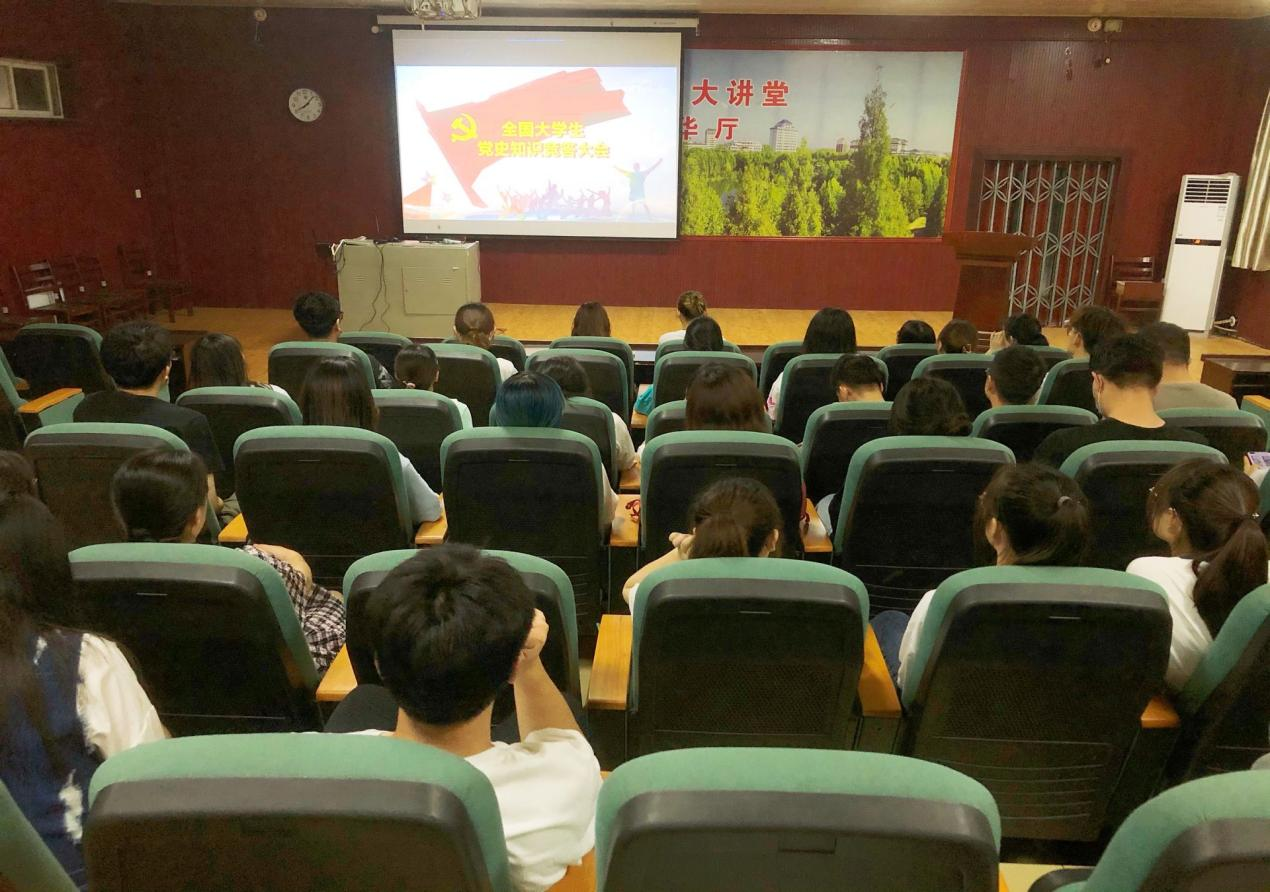学院开展观看全国大学生党史知识竞答大会
